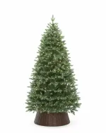Елка с гирляндой «Олимпия» (Литая хвоя) 210 см / 2,1 м