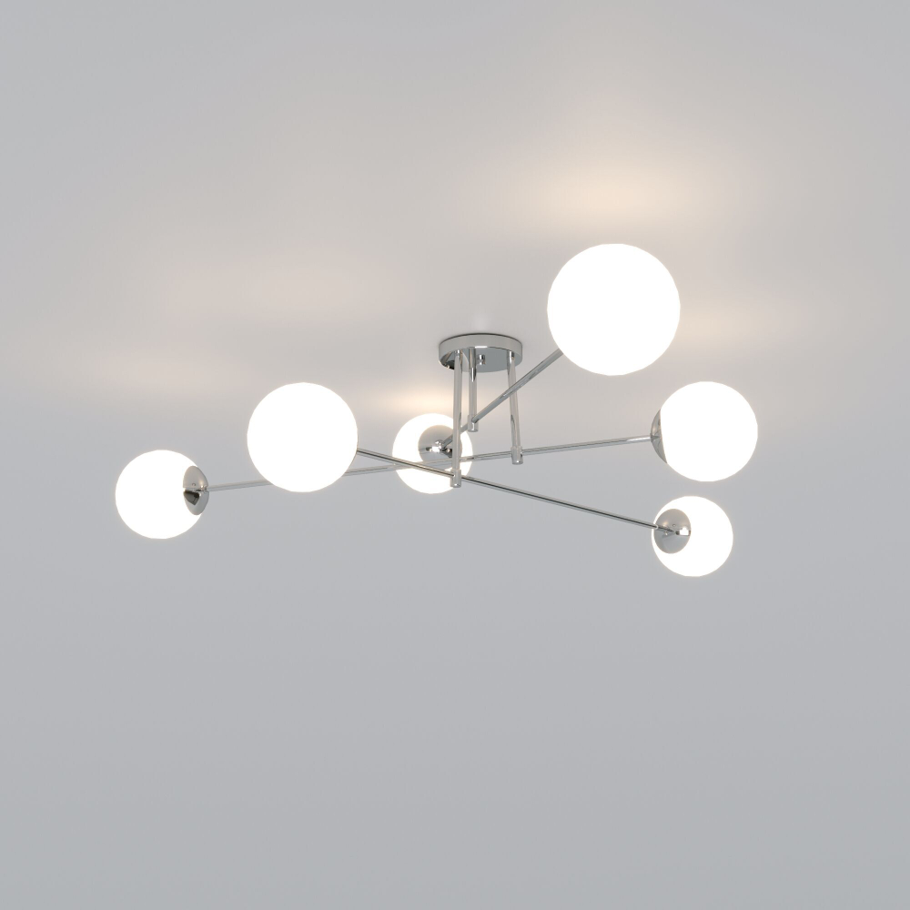 Потолочный светильник Eurosvet Netz 30181/6 хром