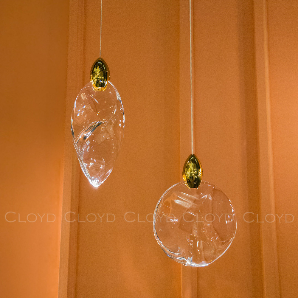 Подвесной светильник Cloyd GLOCK-C P2 / Ø20 см - золото (арт.11625)