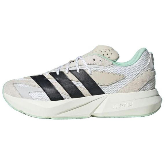 Adidas LIGHTBLAZE Бежевые кроссовки Низкие Белые Черные кроссовки