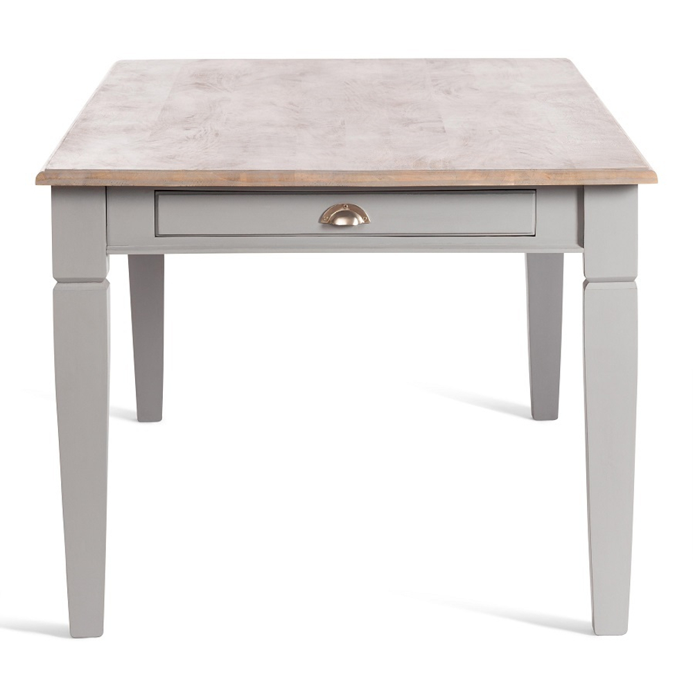 Стол обеденный Secret De Maison BRIGHTON ( mod.DA-2162 ) дерево акации/МДФ, 210х100х78 см, Antique grey/grey wash