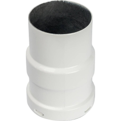 Элемент дымохода вертикальный  Ø80  п/м с патрубком для отвода конденсата