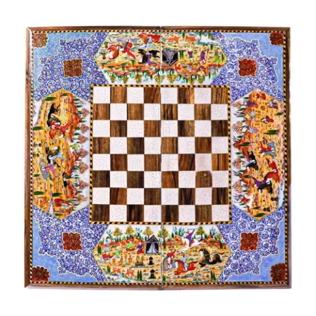 Большие шахматы и нарды хатам кари 433 ручная работа Иран