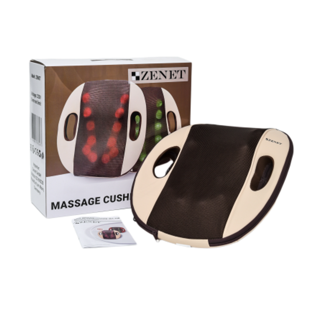 Массажная подушка для спины Zenet ZET-728
