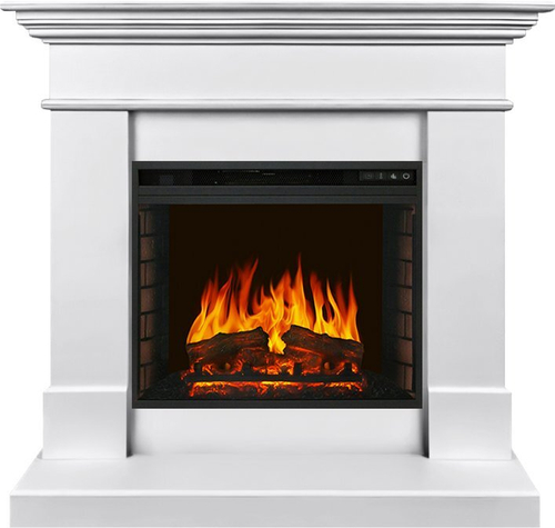 Каминокомплект California CRM (Разборный) - Белый с очагом Vision 23 EF LED FX