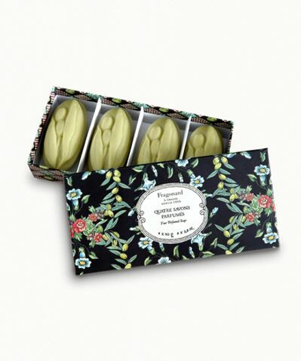 Набор OLIVE из 4 шт мыла по 50 гр от Fragonard