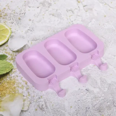 Форма для приготовления мороженого «Эскимо» силиконовая 19,5*15см