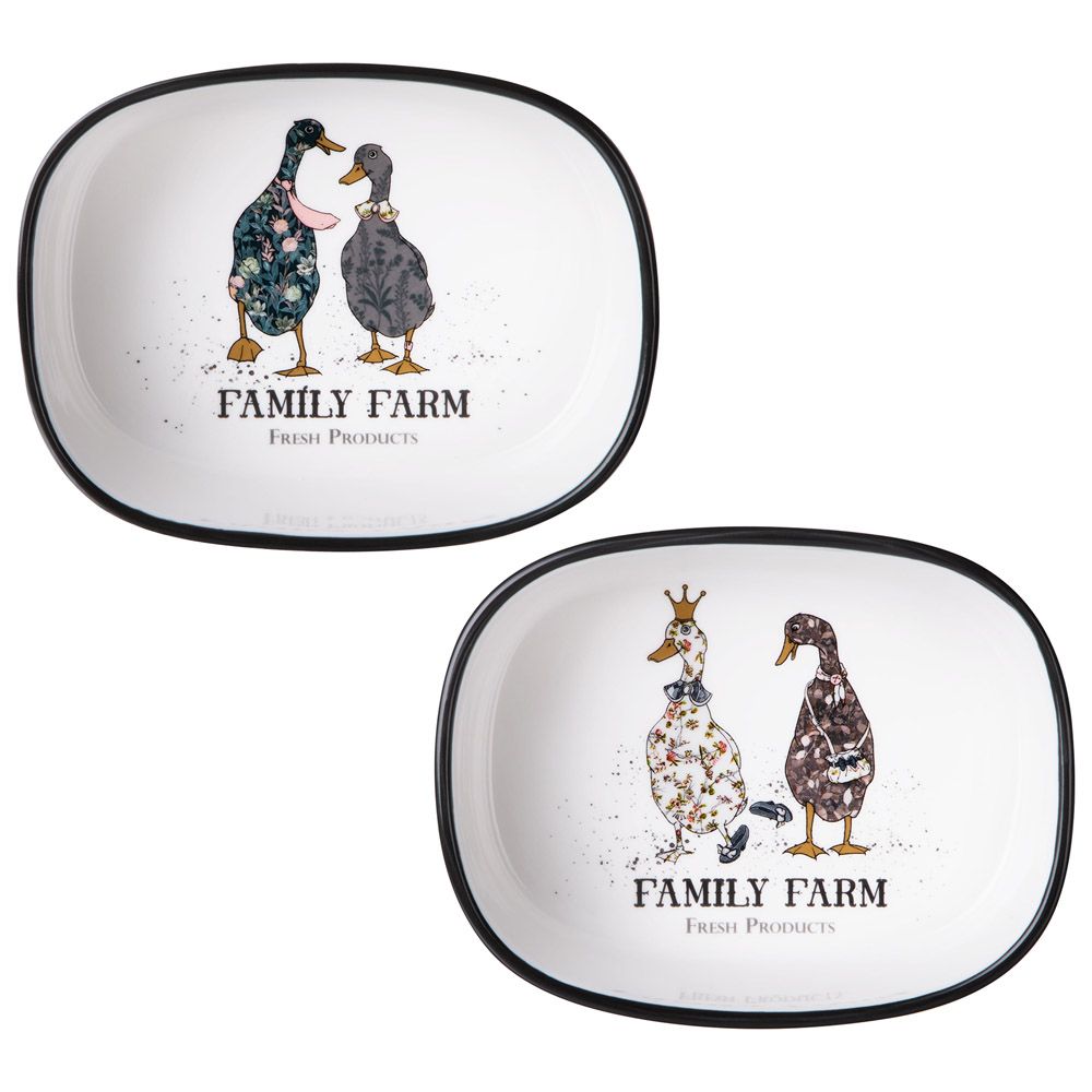 НАБОР ФОРМ НА МЕТАЛ.ПОДСТАВКЕ LEFARD "FAMILY FARM" 2 ШТ. 28,5*16*8,5 CM