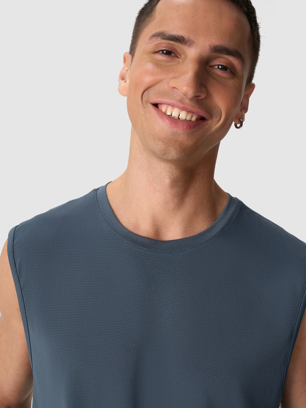 Майка мужская GRI Фитнес синяя