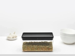 Brabantia Контейнер Tasty 22x11.2x10.6cm 1.5l темно-серый