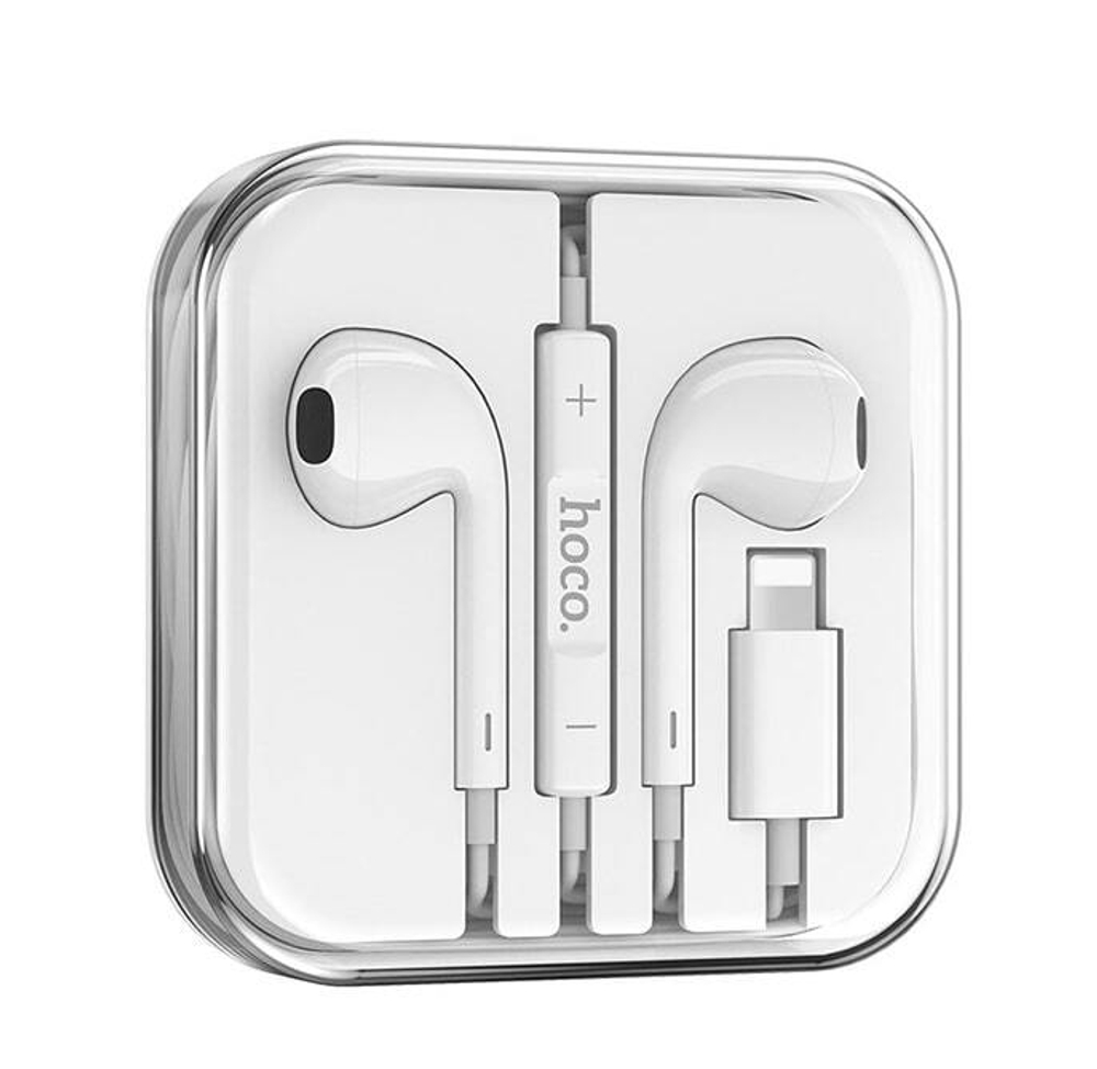 Наушники с микрофоном HOCO M80 Lightning (белый)