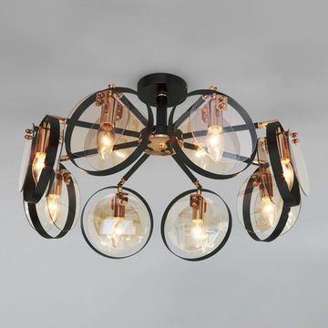 Потолочный светильник 70121/8 черный Gallo Eurosvet