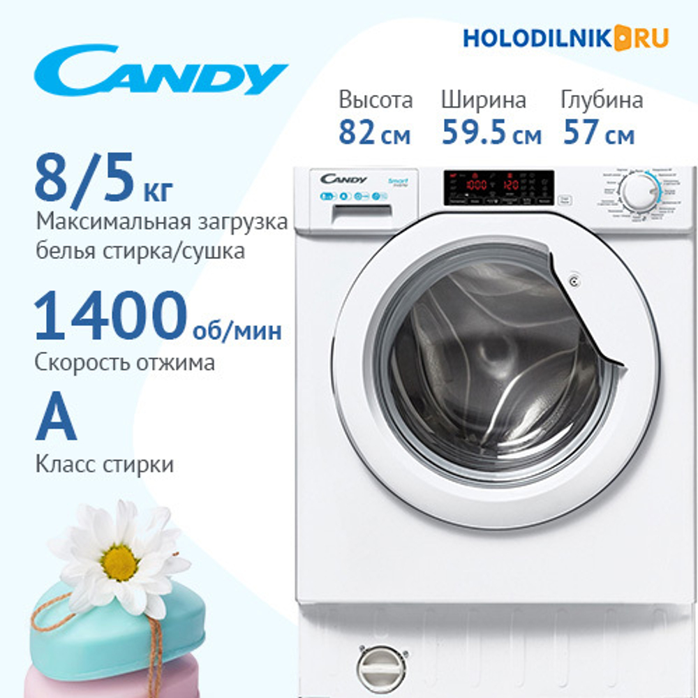 Встраиваемая стиральная машина Candy CBD 485TWM/1-07