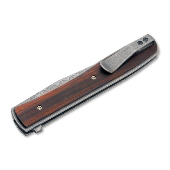 Складной нож Boker 01BO176DAM Urban Trapper Cocobolo Damascus c клинком из стали Damascus, рукоять дерево (Кокоболо)