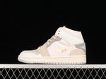 Купить кроссовки Jordan 1 Mid SE Craft Inside Out White Grey