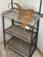 Декор садовый для подвесов "Папоротник" 16x28xH140 см 2 штуки