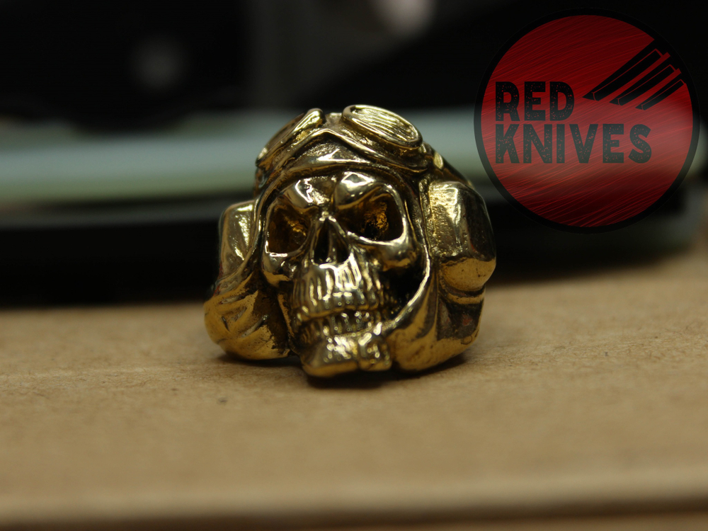 Бусина темлячная "Танкист", латунь