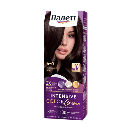 Краска для волос Palette Каштановый