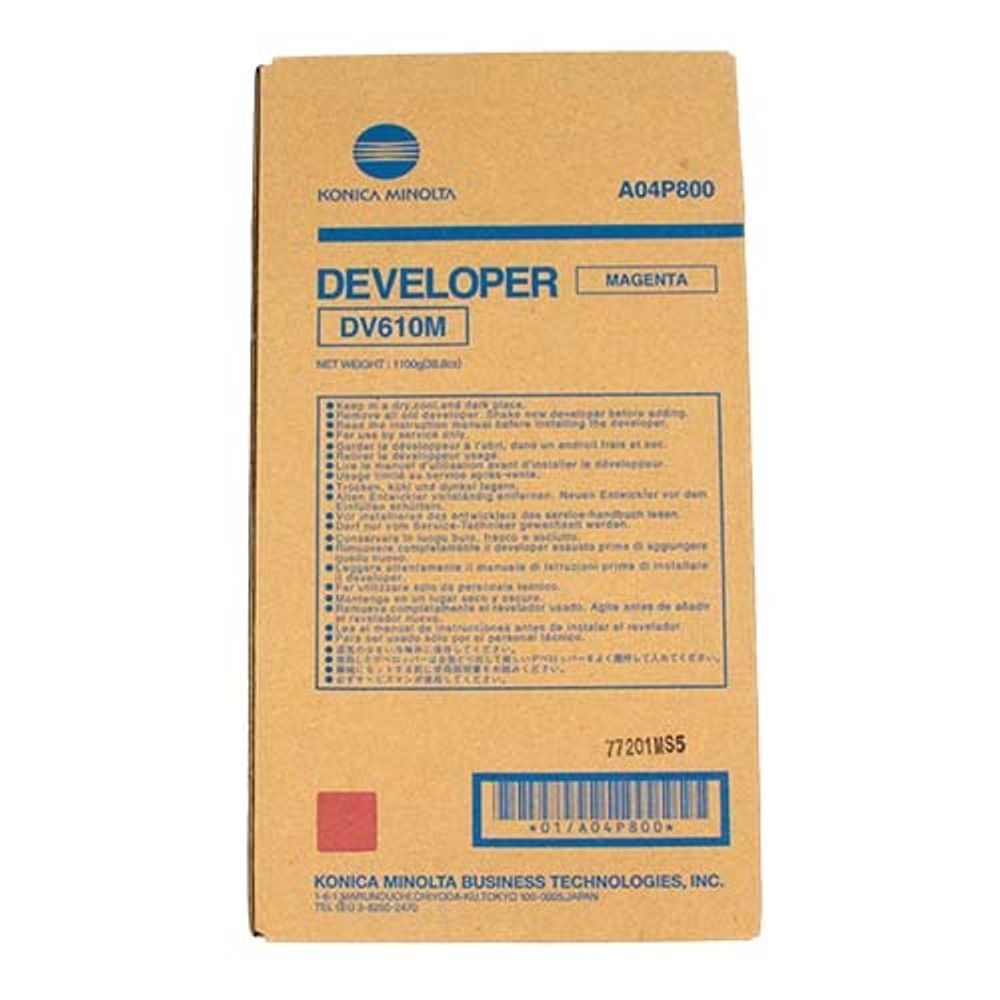 Девелопер DV-610M Konica-Minolta bizhub Pro C5500/C5501/C6500/C6501/C65hc пурпурный