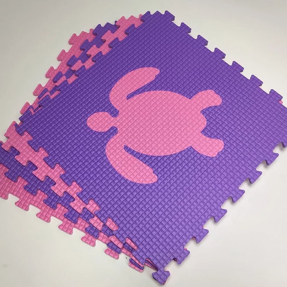 Мягкий пол "Жители моря" 500x500x10 мм 45 шор