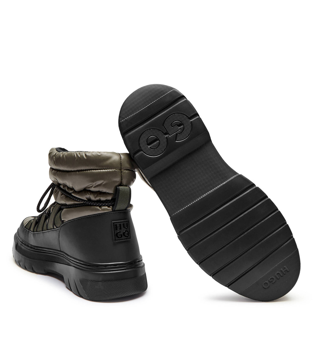 Угги Urian_halb_mxmt HUGO - оливковый(50528857)