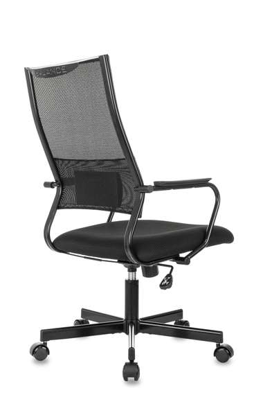 Кресло руководителя Бюрократ CH Balance черный Elastic-102 TW-11 сетка/ткань крестов. металл черный