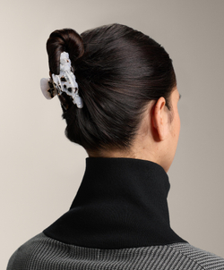 OYSHO Большая заколка для волос, линялый зеленый