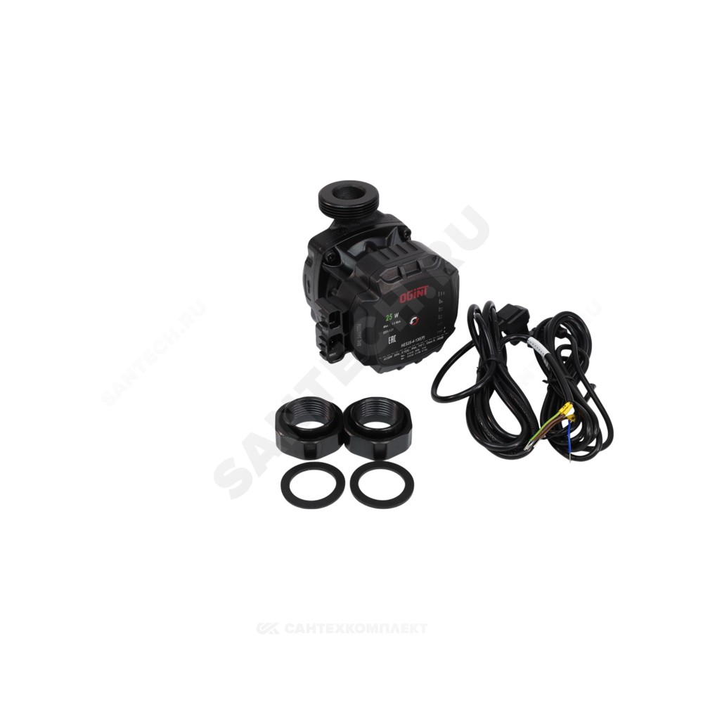 Насос циркуляционный с мокрым ротором HES25-4-130(P) PN10 1х220-240В/50 Гц Ogint