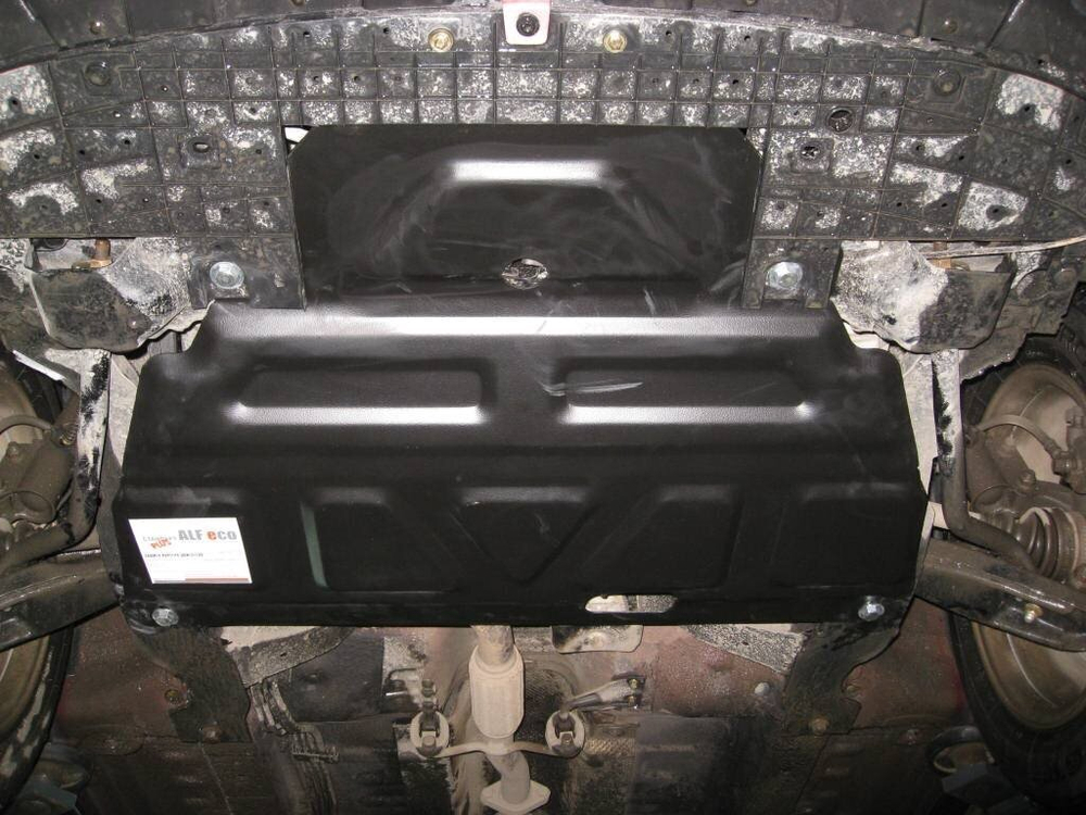 Защита картера и КПП (сталь 2 мм) для Chery Indis (S18) 2011-2016 (V - 1.3) Alfeco.ALF0211st