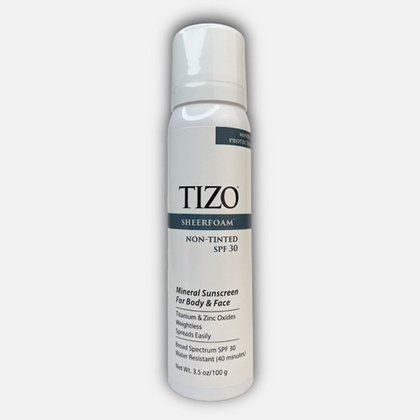 TIZO sheerfoam sunscreen spf 30 non-tinted СПРЕЙ СОЛНЦЕЗАЩИТНЫЙ ДЛЯ ЛИЦА И ТЕЛА SPF30