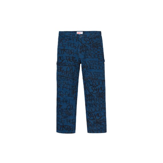 Supreme FW18 Comme des Garcons SHIRT Canvas Painter Pant Navy