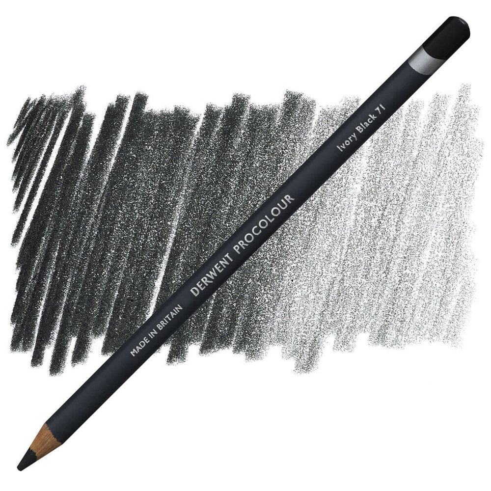 Derwent Procolour. 71 Ivory Black