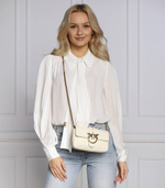 Кожаная сумка через плечо Pinko - белый(100061 A0F1)