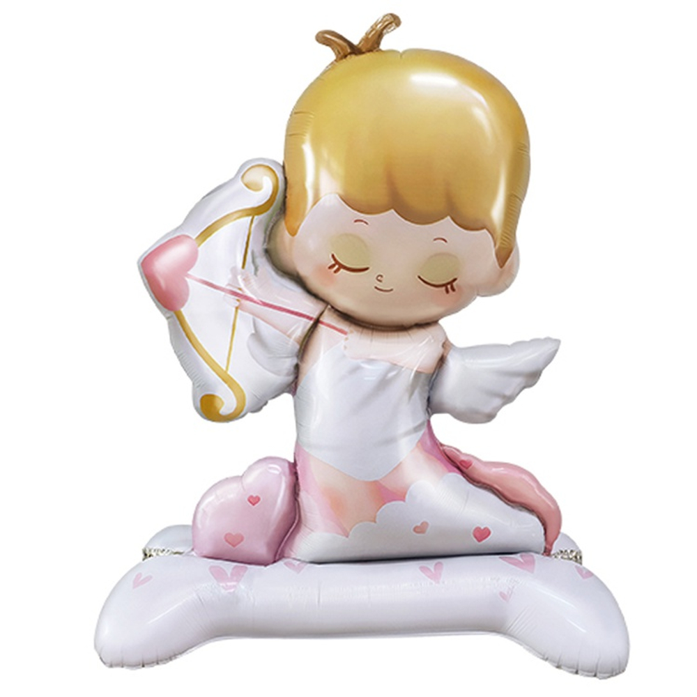 Шар Фольгированный Купидон со стрелой (Белый)