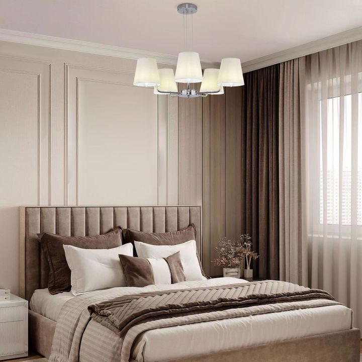 Подвесная люстра Eurosvet Amaretto 60155/5 хром