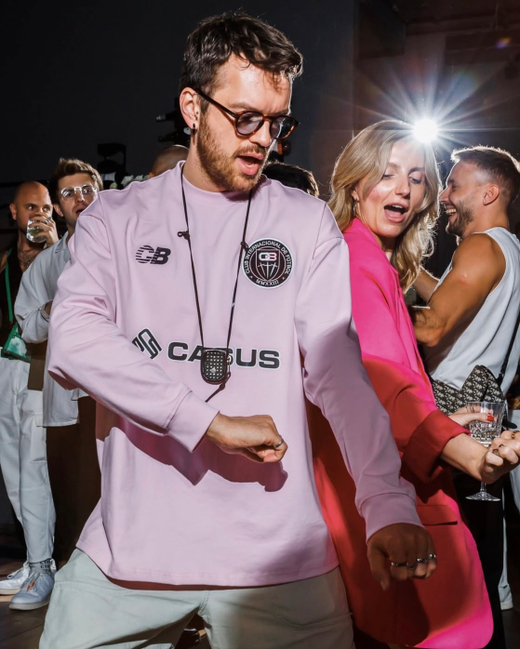 Лонгслив Miami розовый