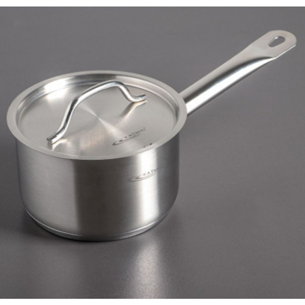 КТ-ОБ-КК-16 Сотейник 1,8л с/кр [ОБЩЕПИТ-ШЕФ] 16*10см ТРС с одной ручкой