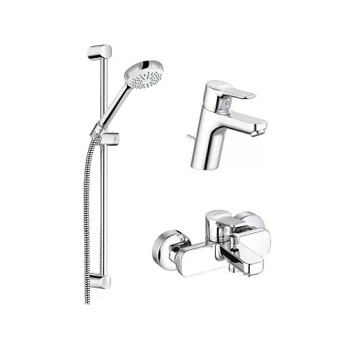 Набор смесителей Kludi Pure&Easy 376850565 хром