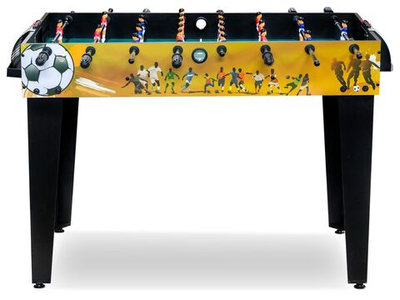 Игровой стол - футбол "Flex" (122x61x78.7 см, жёлтый)