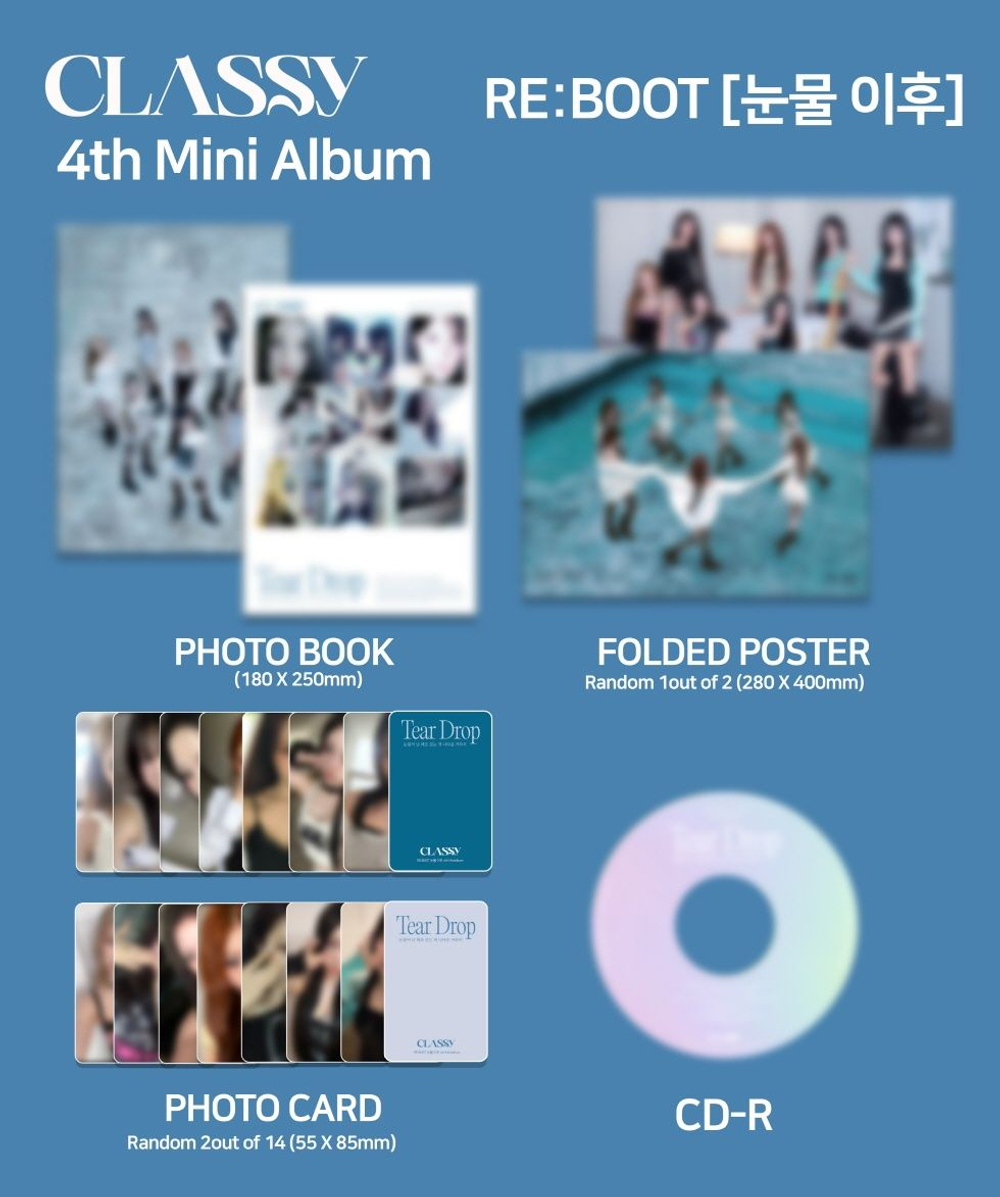 Альбом CLASS:Y - RE:BOOT 4th Mini Album 2 Version SET