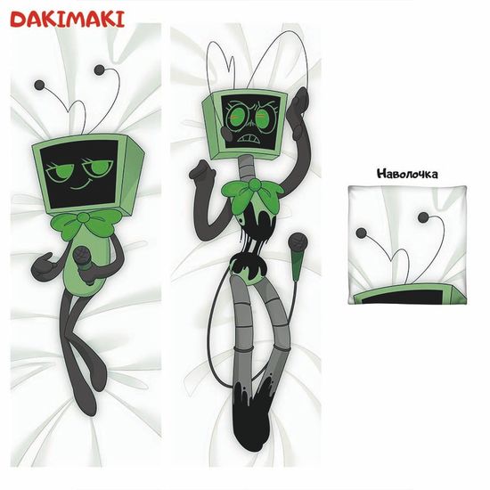 Дакимакура Ви и Твистед Ви Мир Денди Роблокс арт. 1244