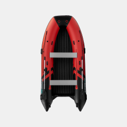 Надувная лодка GLADIATOR E380PRO красно-черный