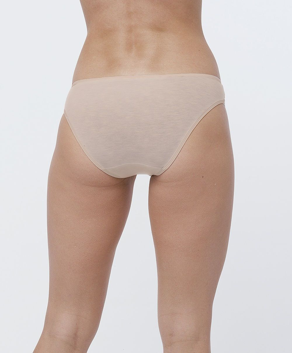 Базовые хлопковые трусики-слипы средней посадки (Размер: 52) (Цвет: черный)