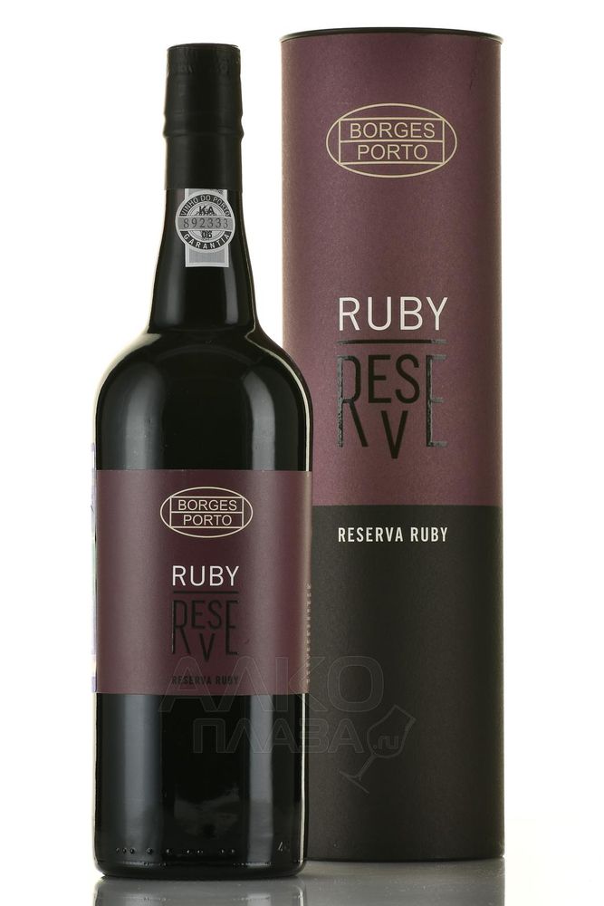 Вино Портвейн "Боржес Руби Резерв" 2015г  0,75л в п/к