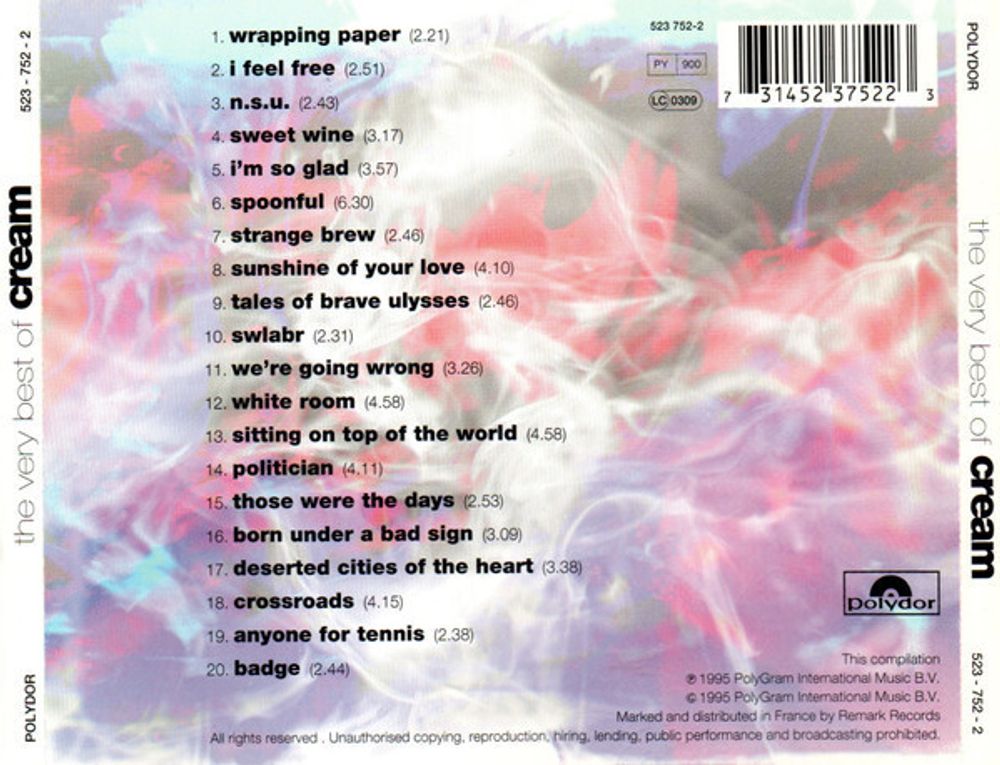 Cream. The Very Best Of Cream (CD)