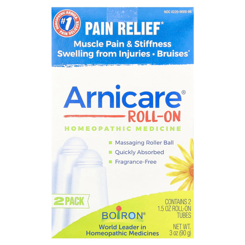 Boiron, Arnicare, шариковое обезболивающее, 2 тюбика, по 1,5 унции