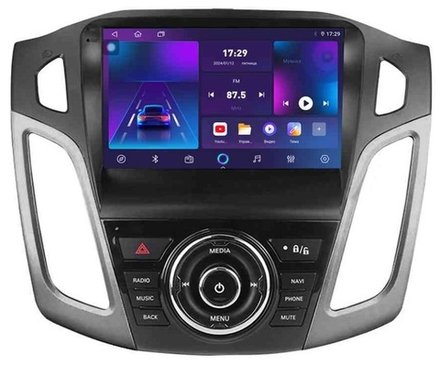 Магнитола для Ford Focus 3 2011-2019 - Parafar PF155LUX1RN2K на Android 13, QLED+2K, ТОП процессор, 4Гб+32Гб, CarPlay, 4G SIM-слот