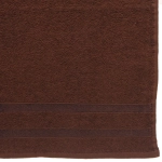 Полотенце махровое 30*30см «LUNA» цвет темно-коричневый 04040 плотность 360гр/м2