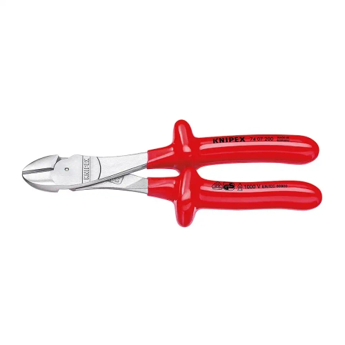 Кусачки боковые особой мощности хромированные 200 мм Knipex 74 07 200