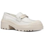 DIOR Code Calfskin Platform Shoes Women"s White